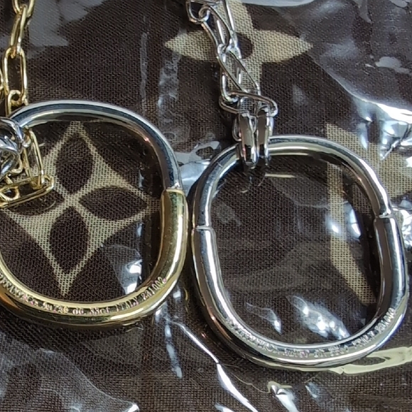 Source Unknown Gold and Silver Necklace Trio - Picture 3 of 15